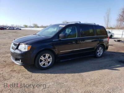 2011 Dodge CARAVAN Grand Cara, черный — VIN 2D4RN5DG0BR648592, Copart