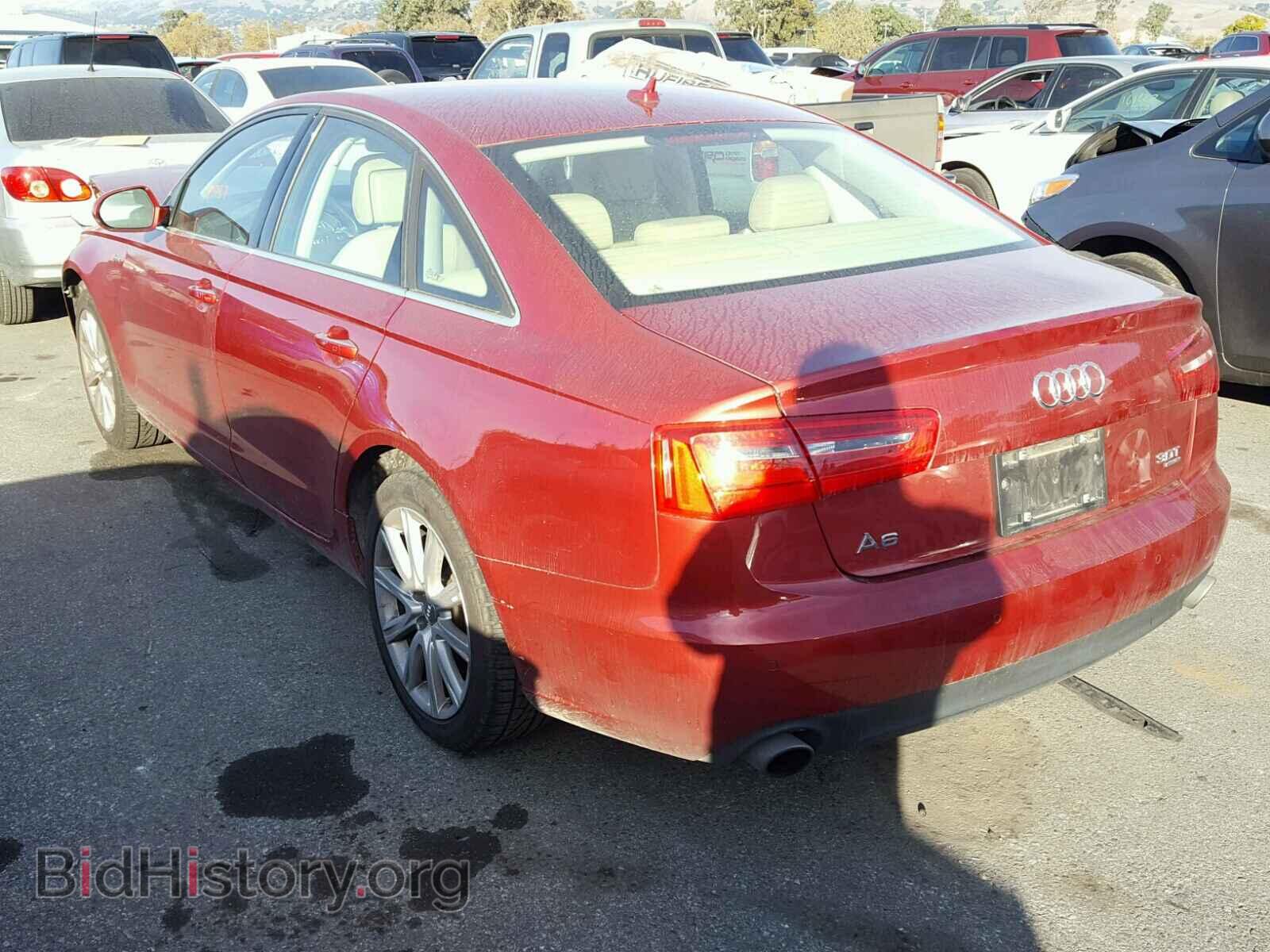 2013 AUDI A6 - VIN: WAUGGAFC3DN049166 - Фото 3