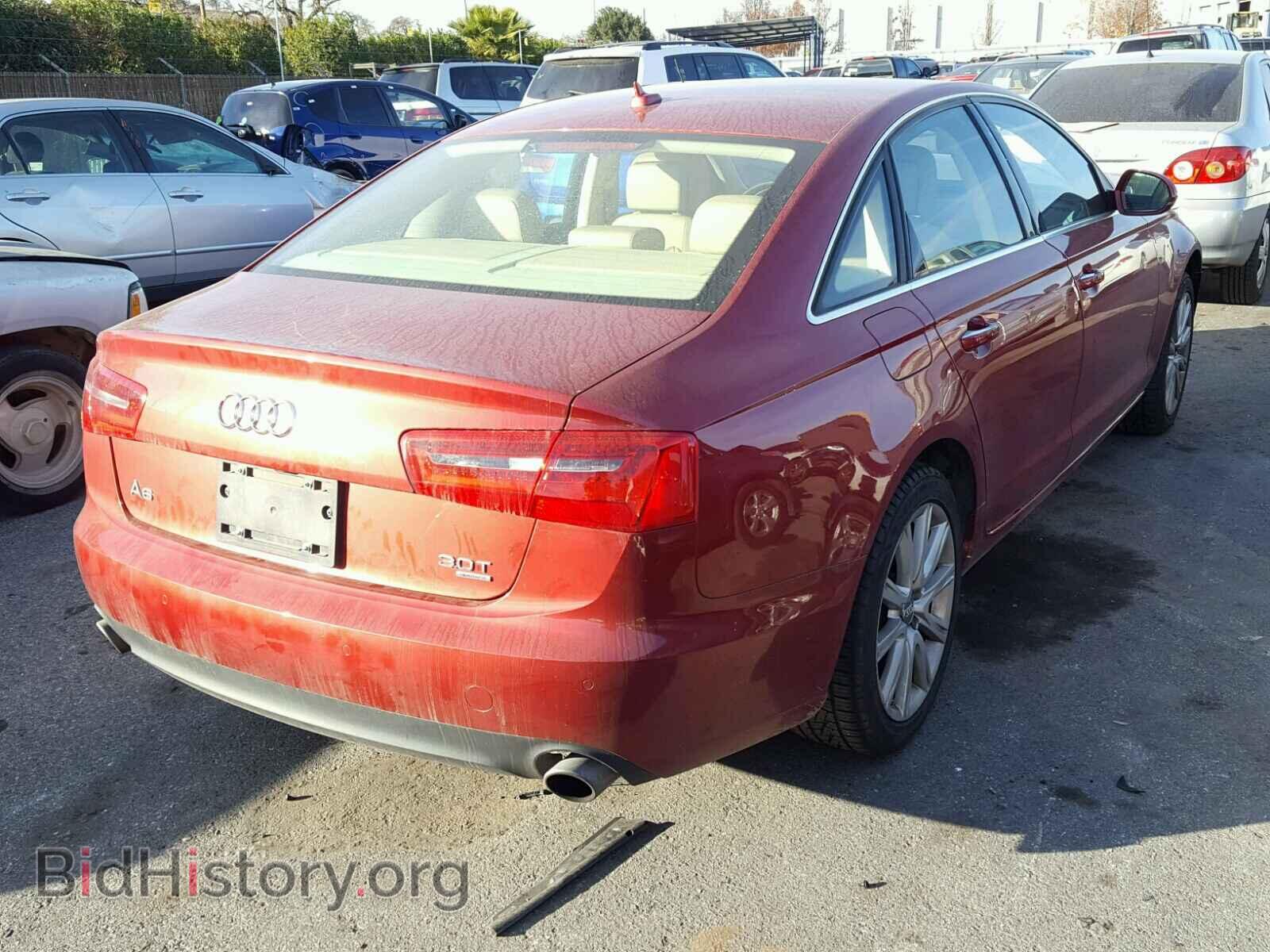2013 AUDI A6 - VIN: WAUGGAFC3DN049166 - Фото 4