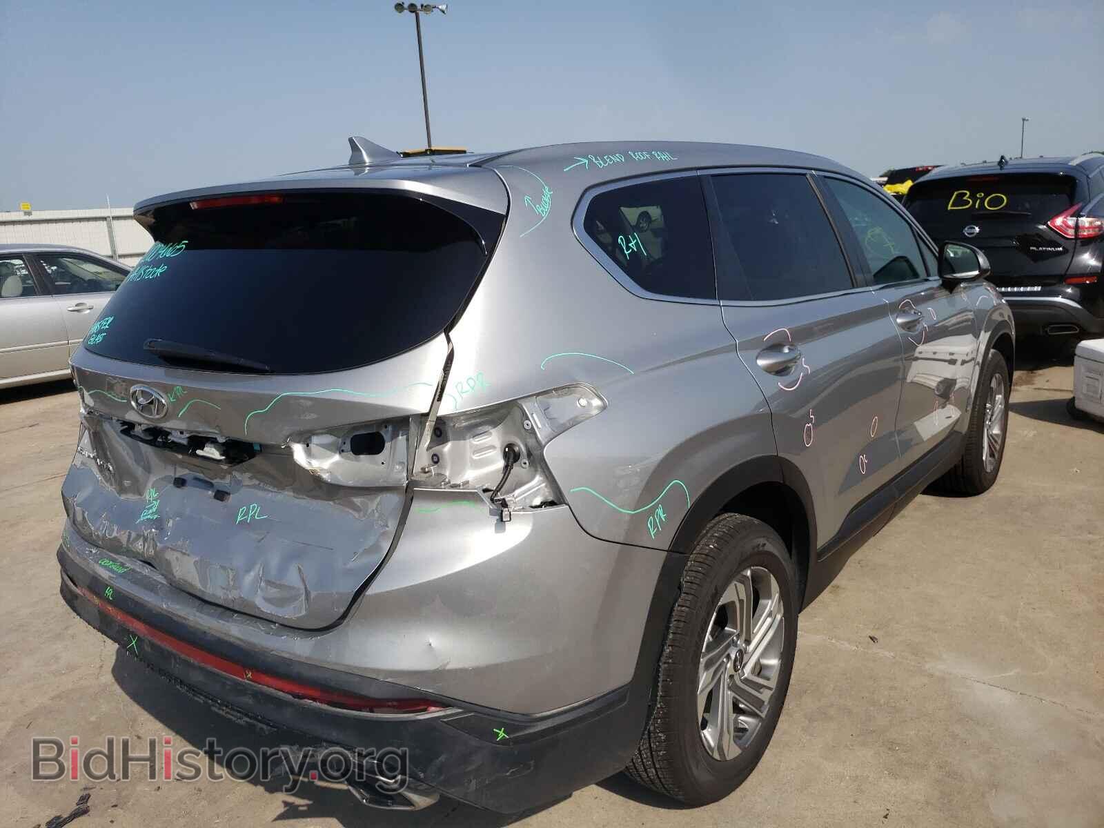 2021 HYUNDAI SANTA FE - VIN: 5NMS14AJ2MH340356 - Фото 4
