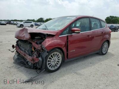 2013 Ford CMAX SEL, red — VIN 1FADP5BU1DL502648, Copart