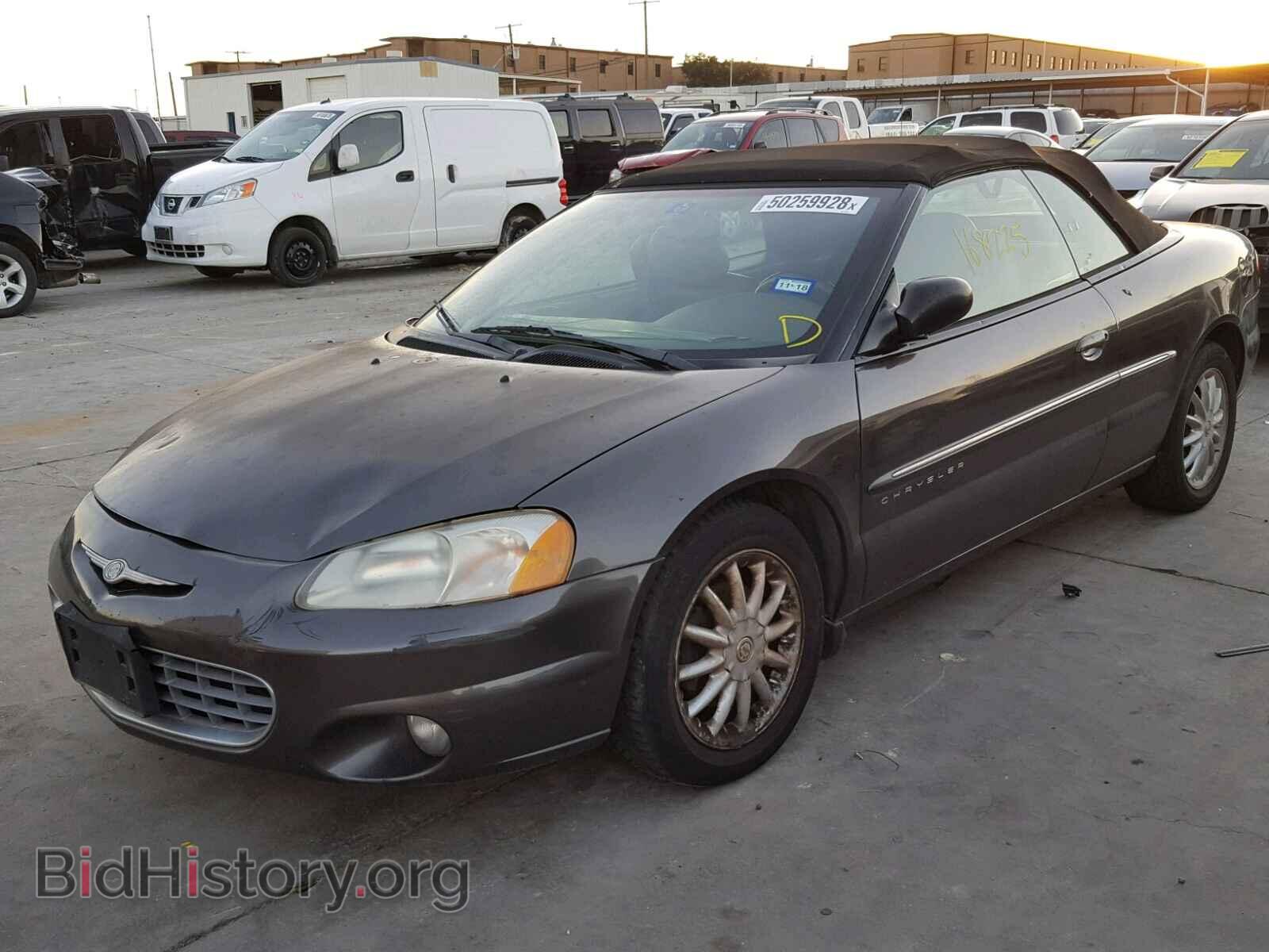 2001 CHRYSLER SEBRING - VIN: 1C3EL55U31N593237 - Фото 2
