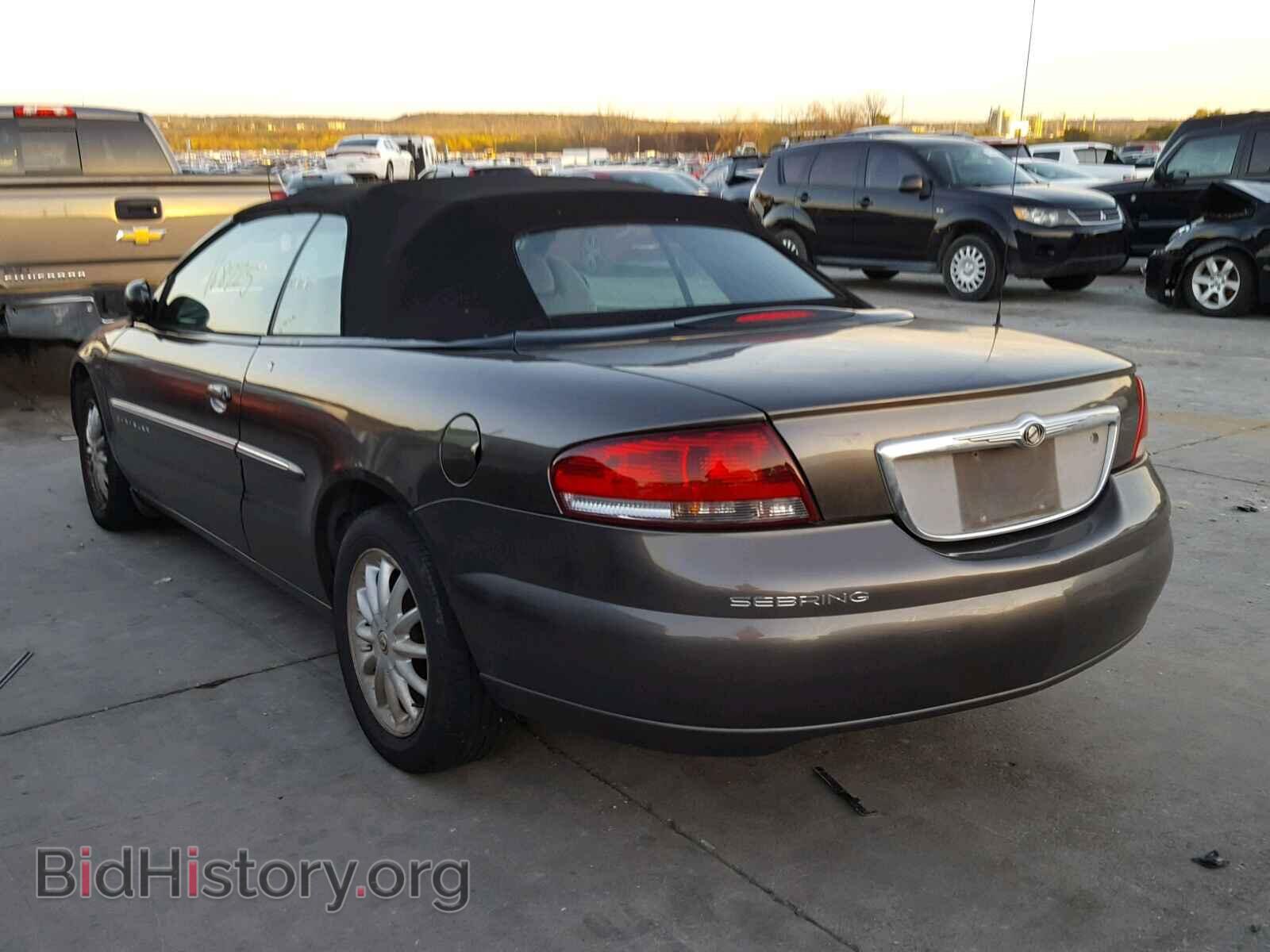 2001 CHRYSLER SEBRING - VIN: 1C3EL55U31N593237 - Фото 3