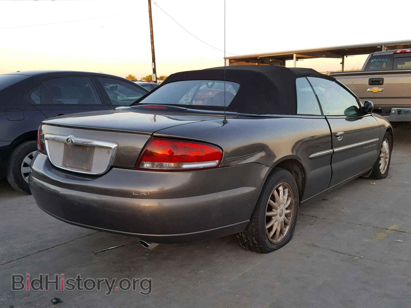 2001 CHRYSLER SEBRING - VIN: 1C3EL55U31N593237 - Фото 4