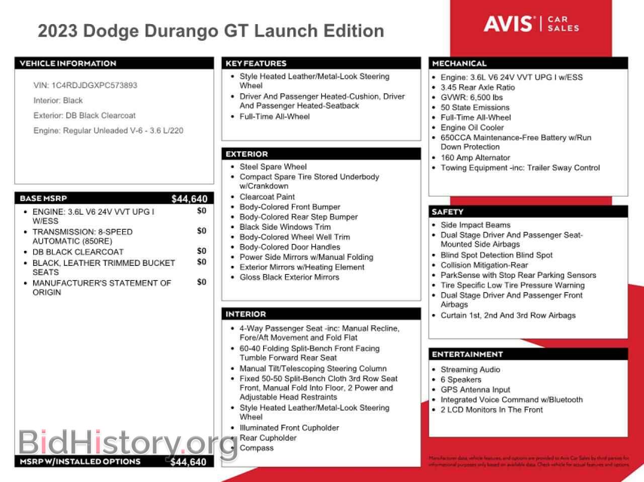 2023 DODGE DURANGO - VIN: 1C4RDJDGXPC573893 - Фото 13