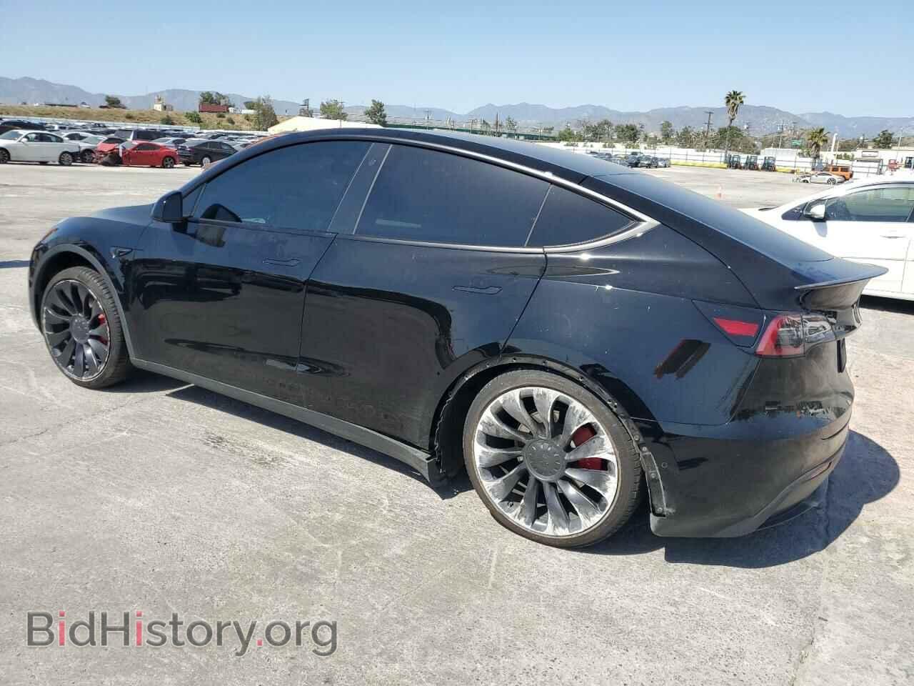 2022 TESLA MODEL Y - VIN: 7SAYGDEF4NF559291 - Фото 2