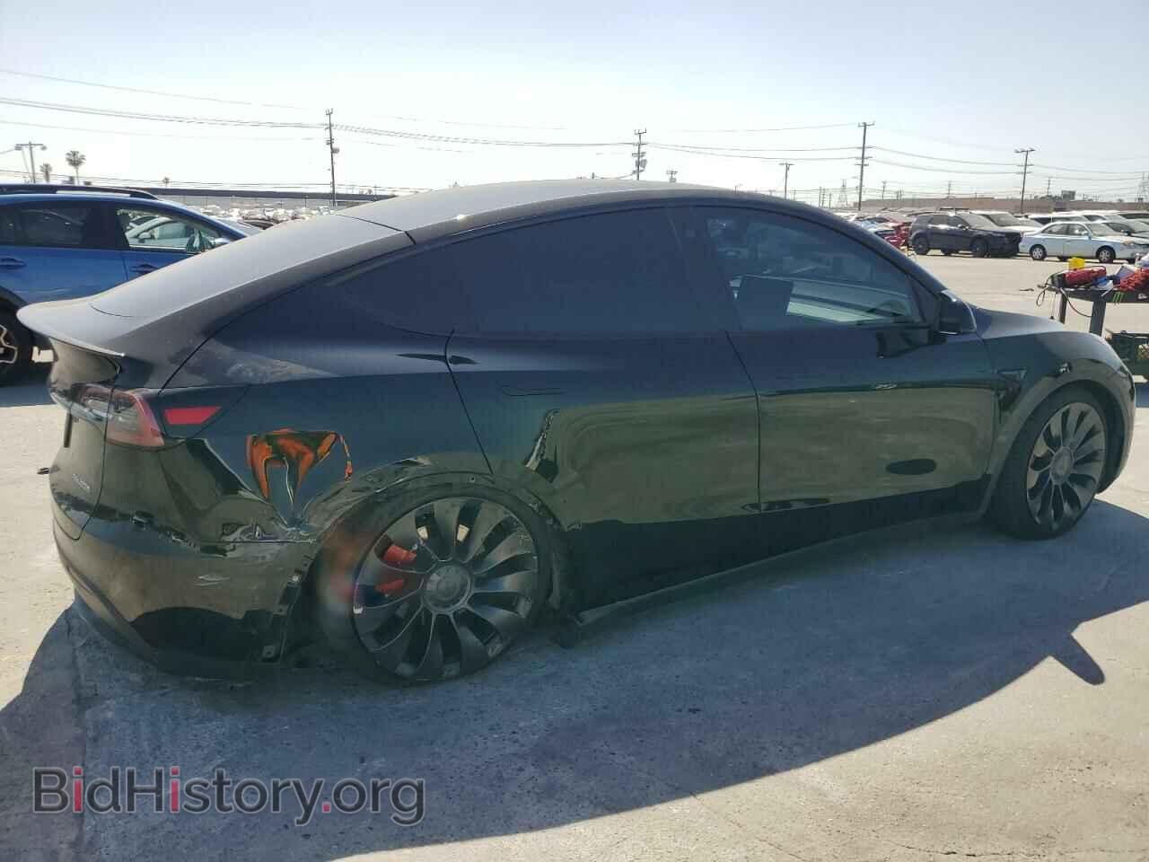 2022 TESLA MODEL Y - VIN: 7SAYGDEF4NF559291 - Фото 3