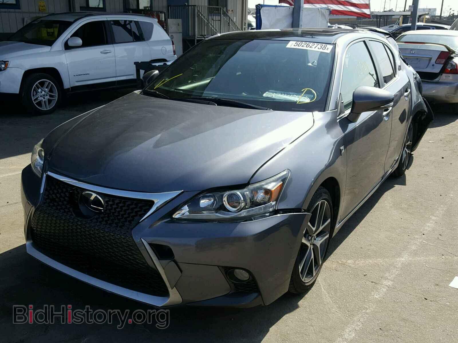2014 LEXUS CT 200 - VIN: JTHKD5BH7E2174221 - Фото 2