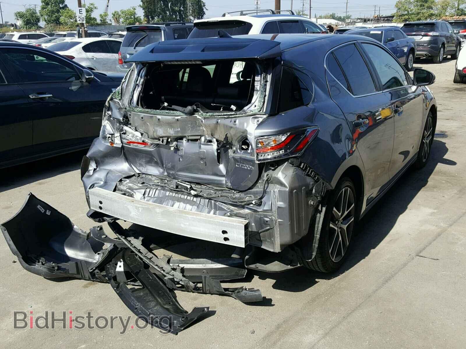 2014 LEXUS CT 200 - VIN: JTHKD5BH7E2174221 - Фото 4