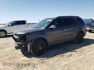 2018 Ford EXPLORER XLT, серый — VIN 1FM5K7D85JGB88351, Copart