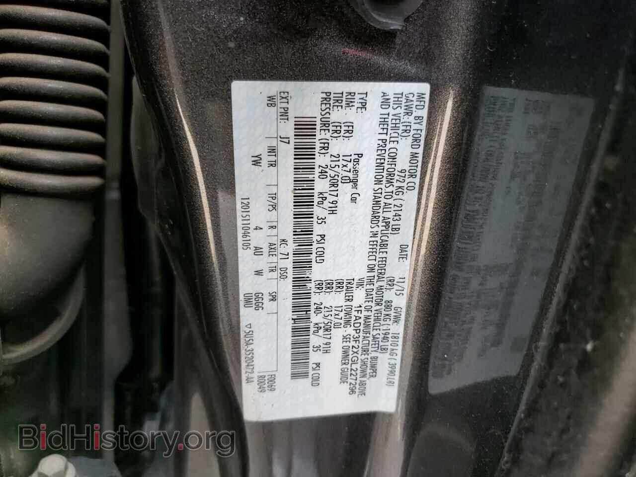 2016 FORD FOCUS - VIN: 1FADP3F2XGL227296 - Фото 13