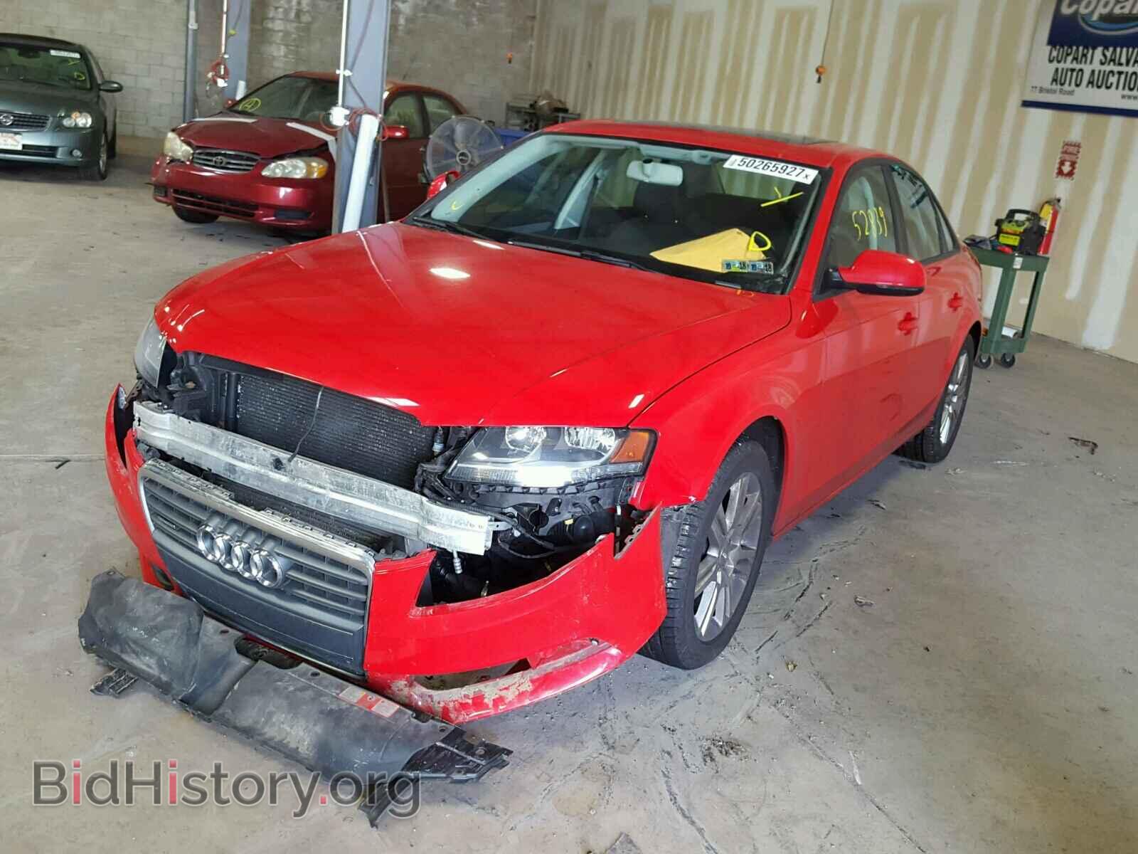 2010 AUDI A4 - VIN: WAUBFAFL9AN034843 - Фото 2