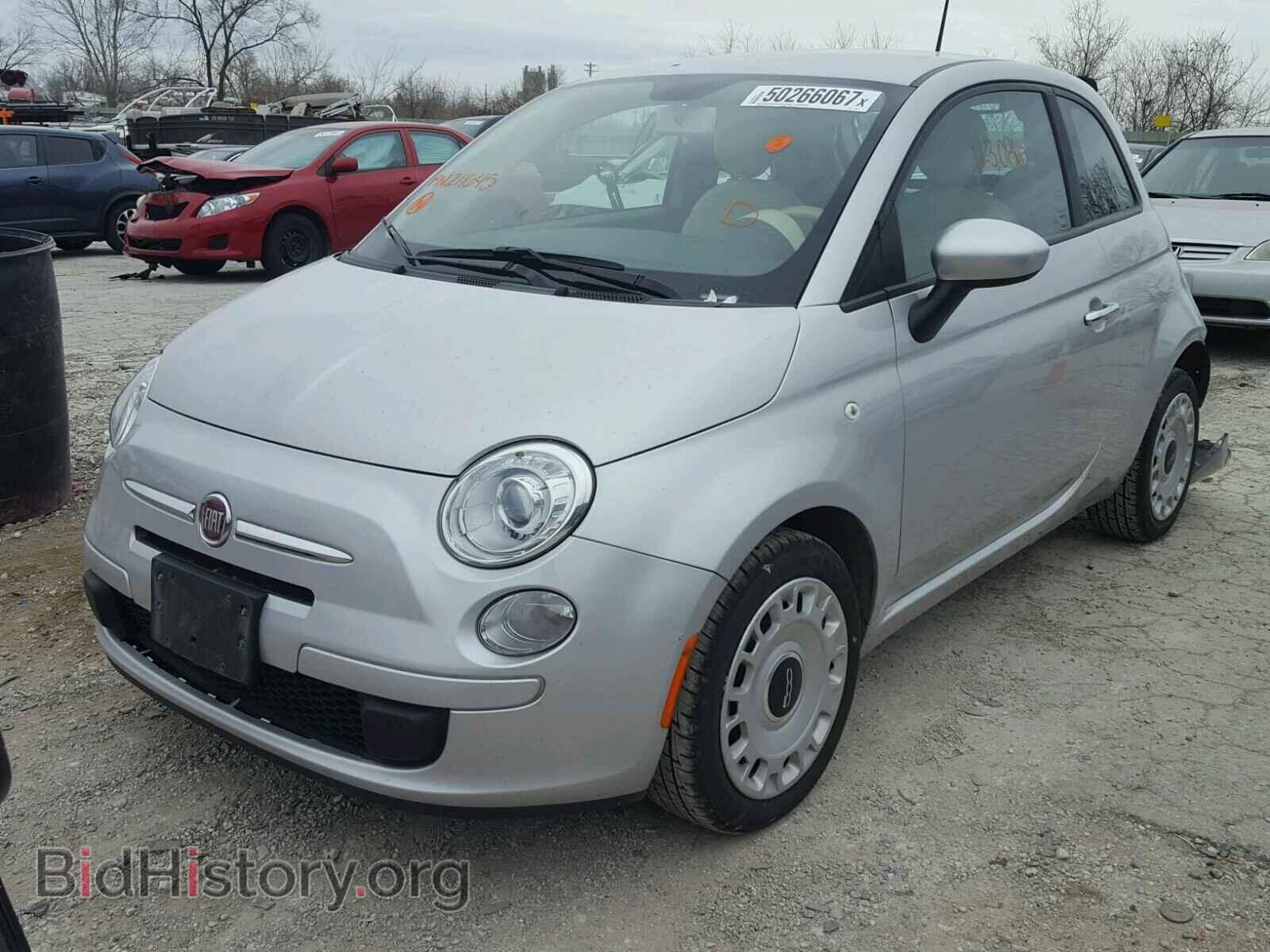 2012 FIAT 500 - VIN: 3C3CFFAR4CT211645 - Фото 2