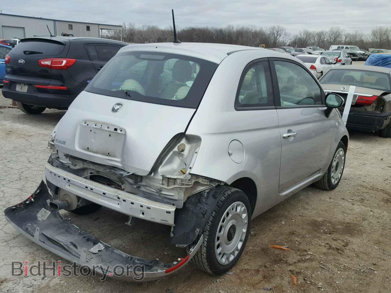 2012 FIAT 500 - VIN: 3C3CFFAR4CT211645 - Фото 4