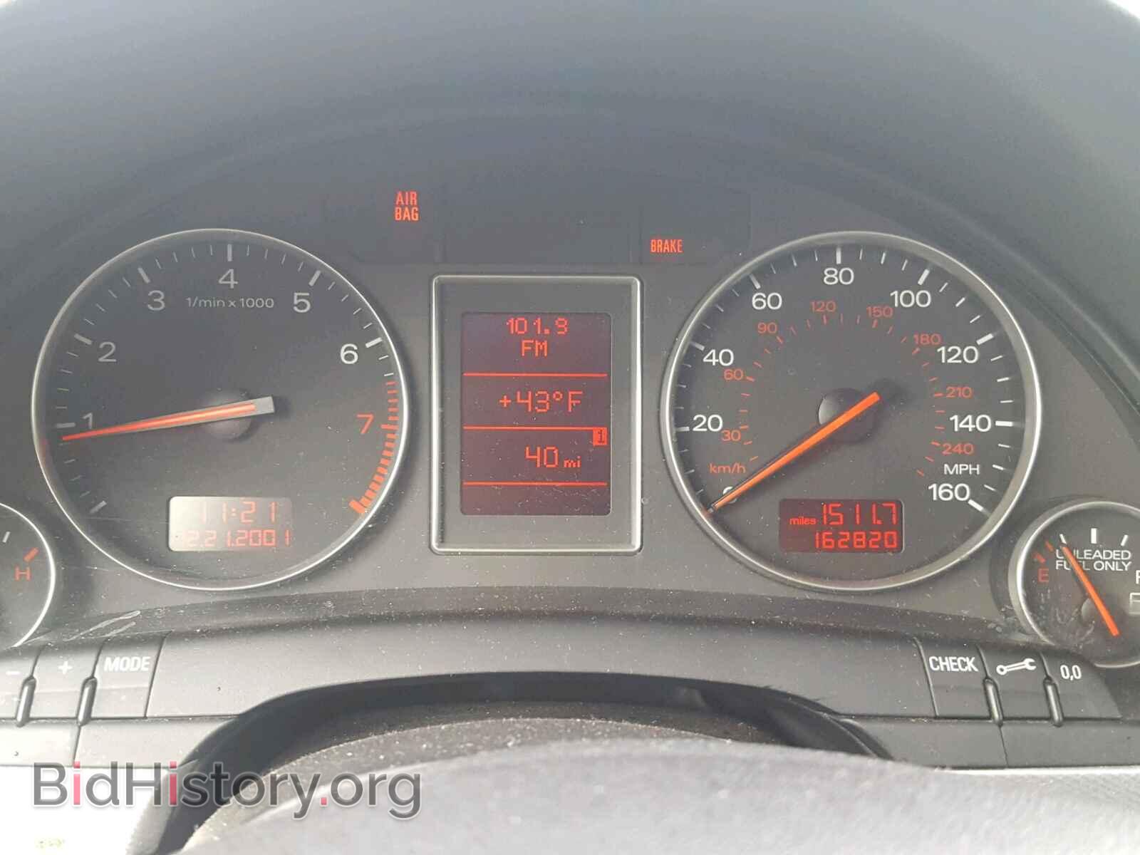 2002 AUDI A4 - VIN: WAULC68E82A153968 - Фото 8