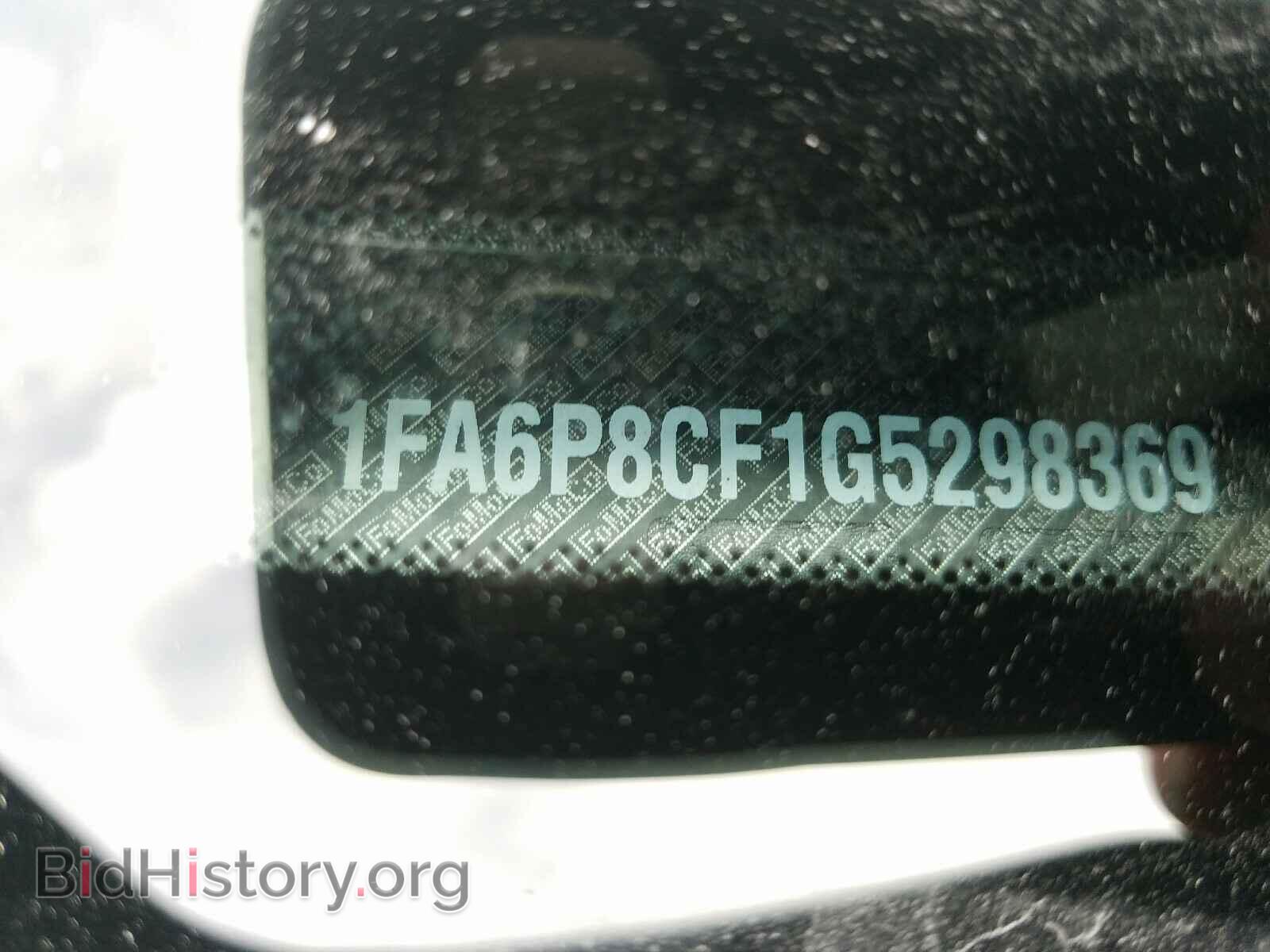 2016 FORD MUSTANG - VIN: 1FA6P8CF1G5298369 - Фото 10