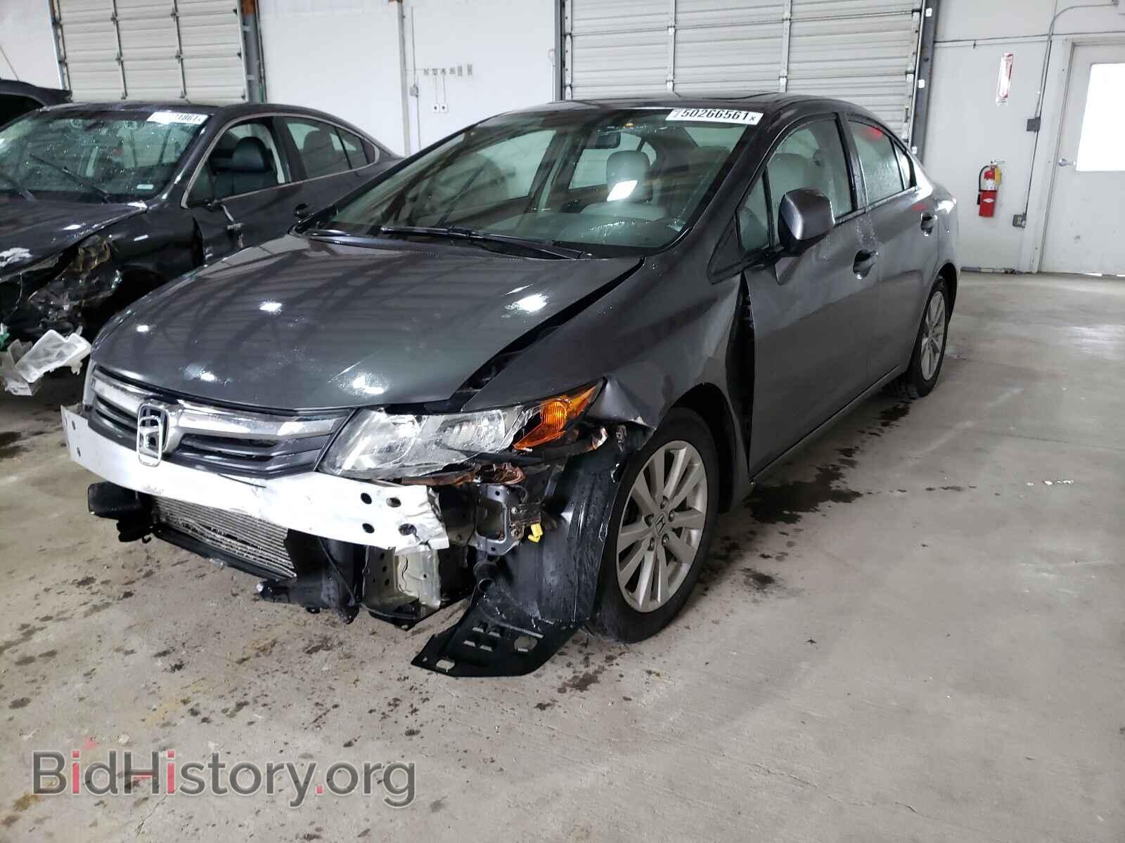2012 HONDA CIVIC - VIN: 2HGFB2F92CH525360 - Фото 2