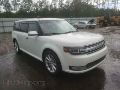 2014 Ford FLEX Flex Limit, white — VIN 2FMGK5D8XEBD05593, Copart