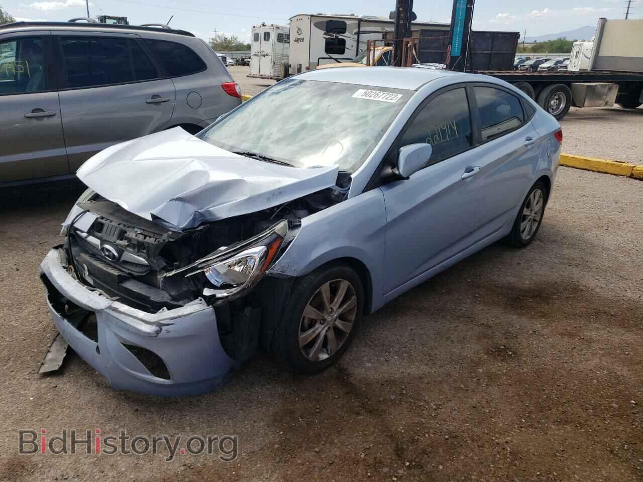 2012 HYUNDAI ACCENT - VIN: KMHCU4AE6CU077337 - Фото 2