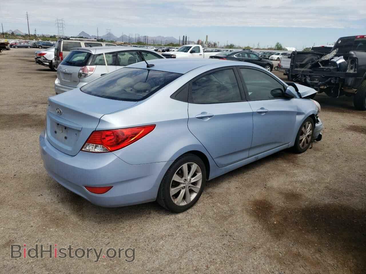 2012 HYUNDAI ACCENT - VIN: KMHCU4AE6CU077337 - Фото 4