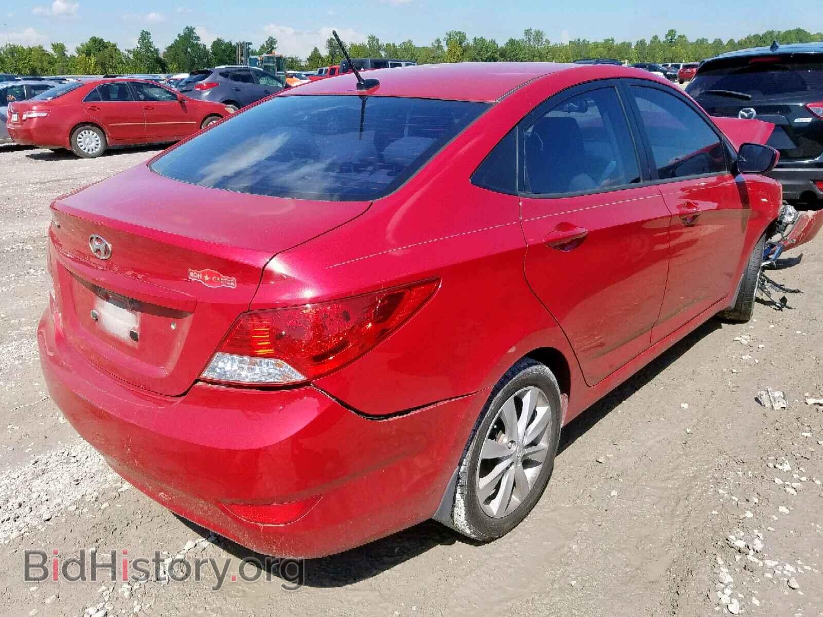 2014 HYUNDAI ACCENT - VIN: KMHCU4AE8EU649401 - Фото 4