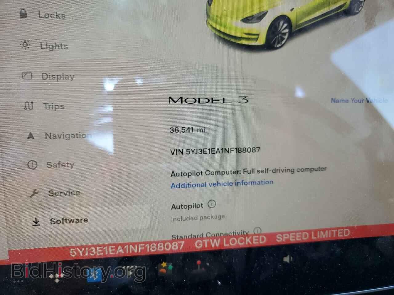 2022 TESLA MODEL 3 - VIN: 5YJ3E1EA1NF188087 - Фото 9