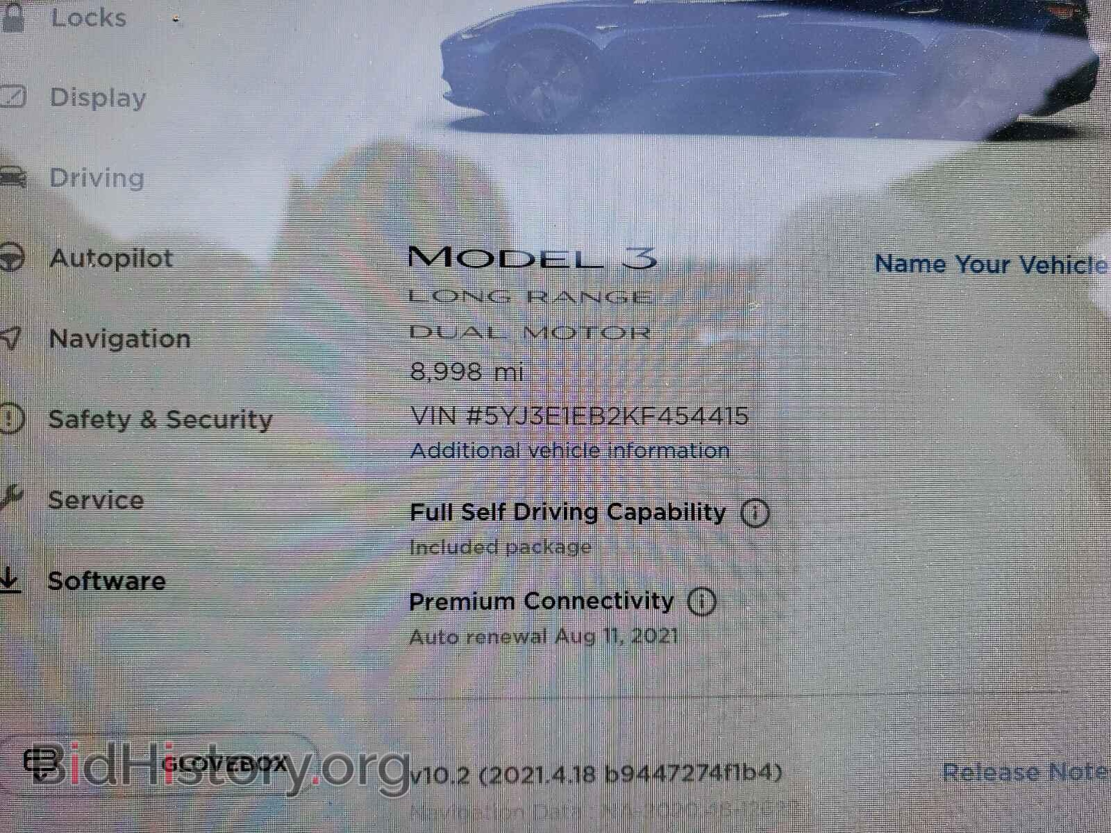 2019 TESLA MODEL 3 - VIN: 5YJ3E1EB2KF454415 - Фото 8