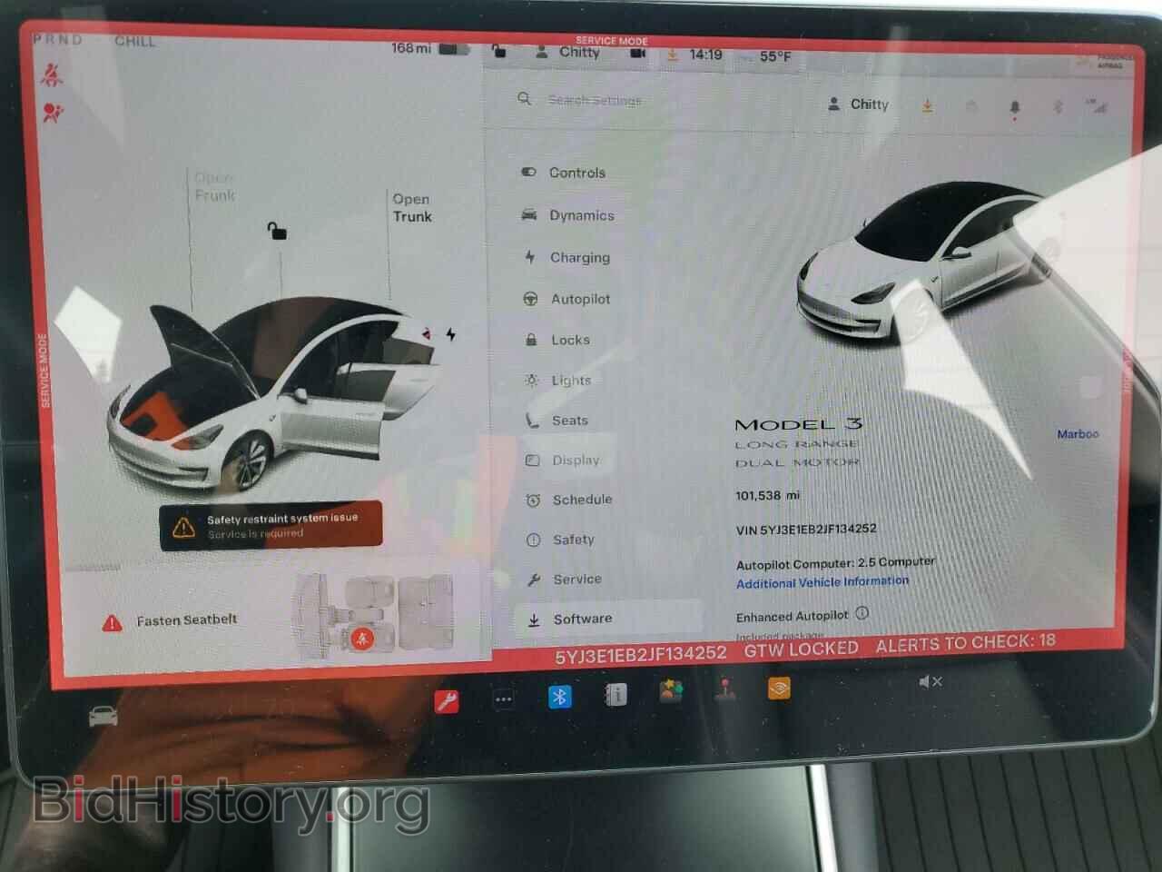 2018 TESLA MODEL 3 - VIN: 5YJ3E1EB2JF134252 - Photo 9