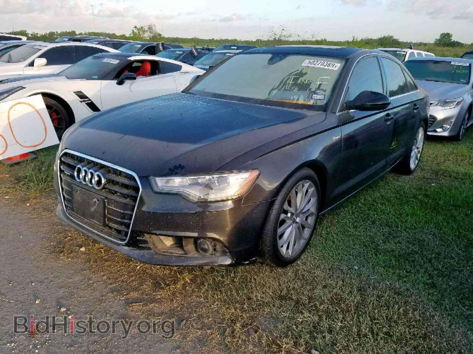 2012 AUDI A6 - VIN: WAUGGAFC9CN109367 - Фото 2