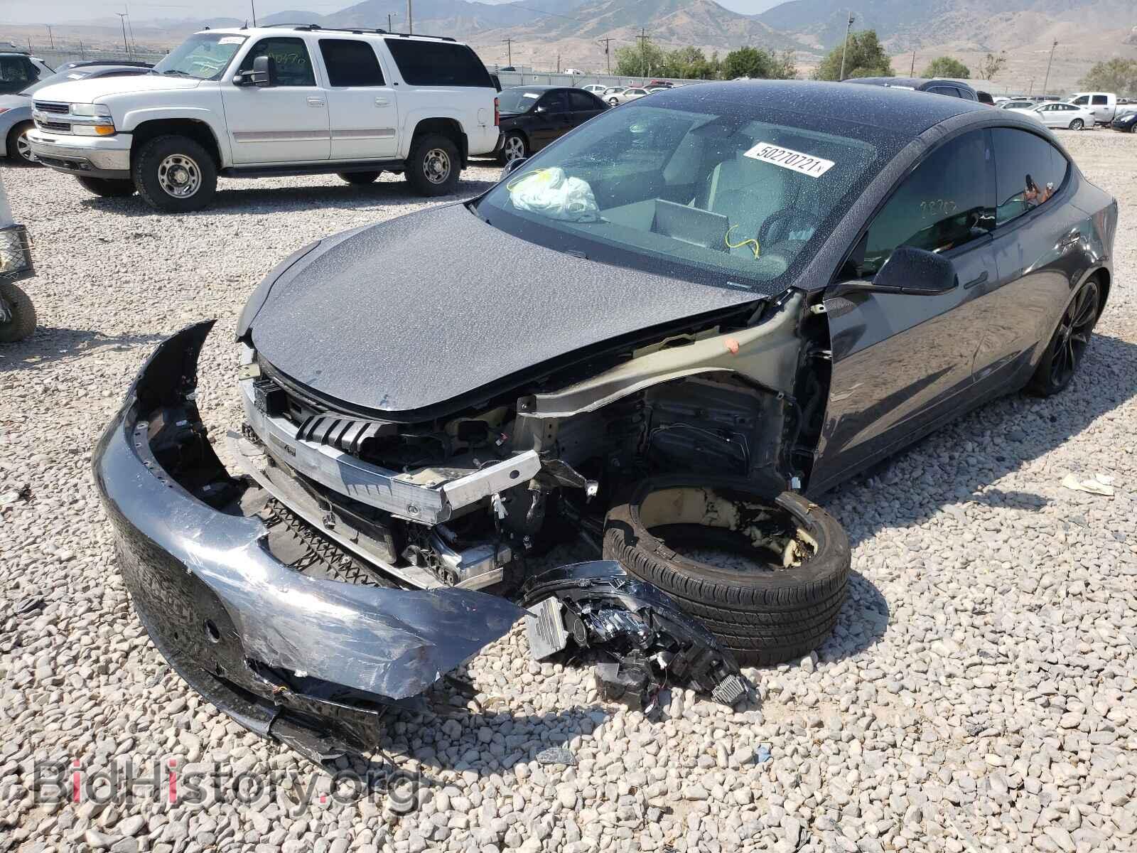 2020 TESLA MODEL 3 - VIN: 5YJ3E1EB6LF639956 - Фото 2