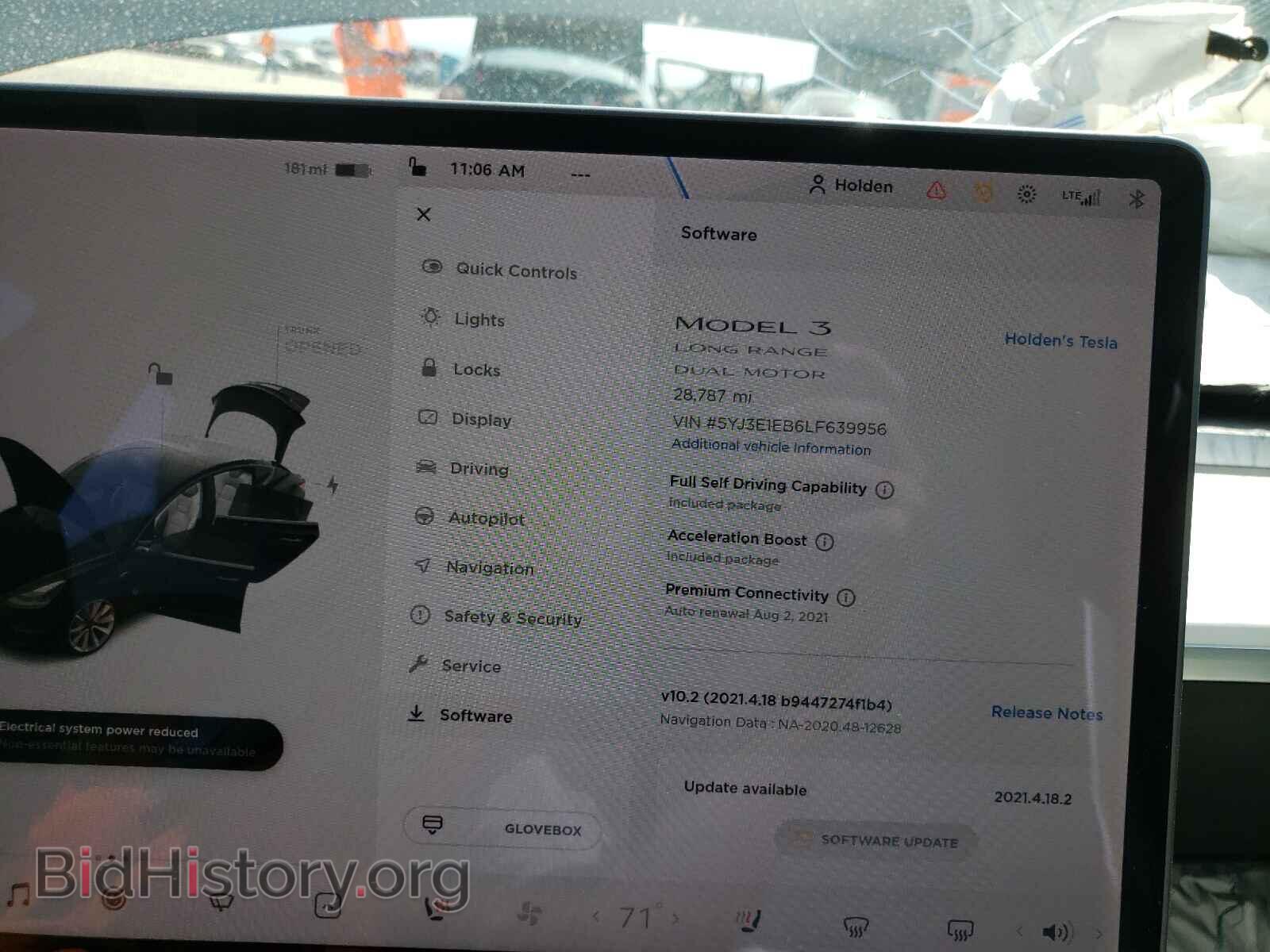2020 TESLA MODEL 3 - VIN: 5YJ3E1EB6LF639956 - Фото 8