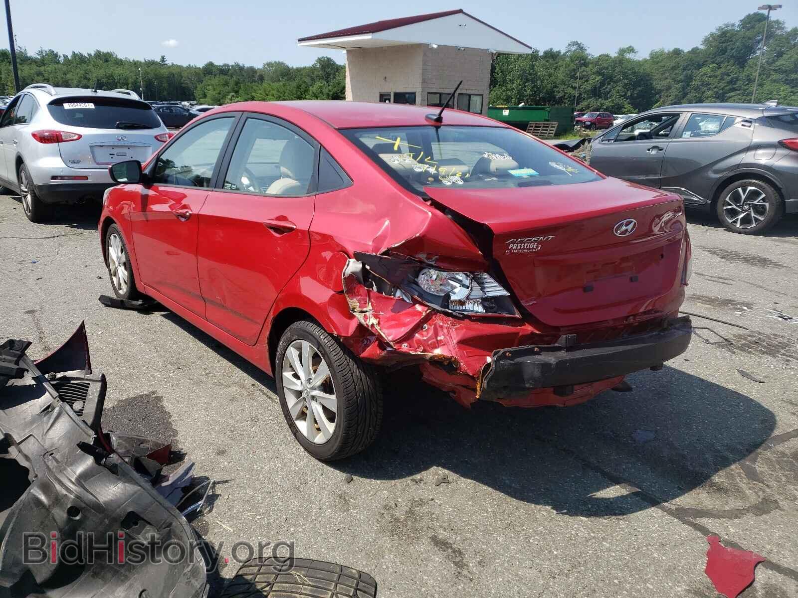 2012 HYUNDAI ACCENT - VIN: KMHCU4AEXCU039741 - Фото 3
