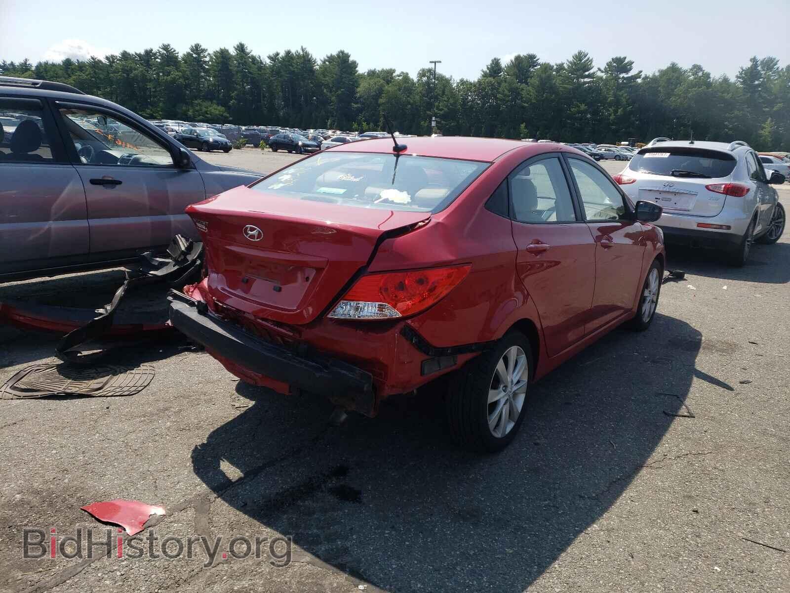 2012 HYUNDAI ACCENT - VIN: KMHCU4AEXCU039741 - Фото 4