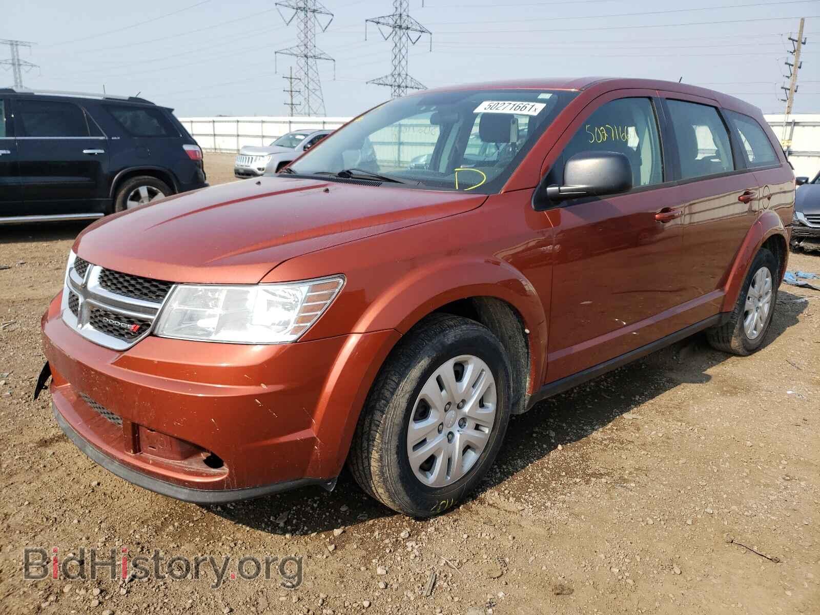 2014 DODGE JOURNEY - VIN: 3C4PDCAB5ET148885 - Фото 2