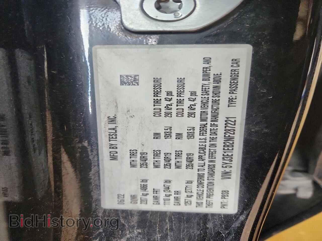 2022 TESLA MODEL 3 - VIN: 5YJ3E1EB2NF287221 - Photo 13