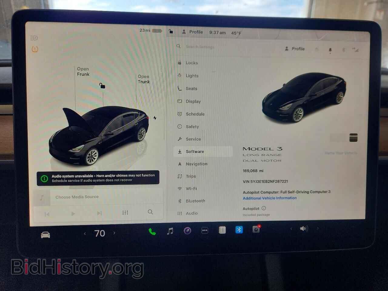 2022 TESLA MODEL 3 - VIN: 5YJ3E1EB2NF287221 - Photo 9