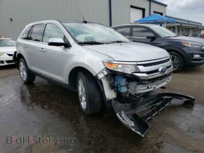 2014 Ford EDGE Edge Limit, silver — VIN 2FMDK3KC8EBA29011, Copart