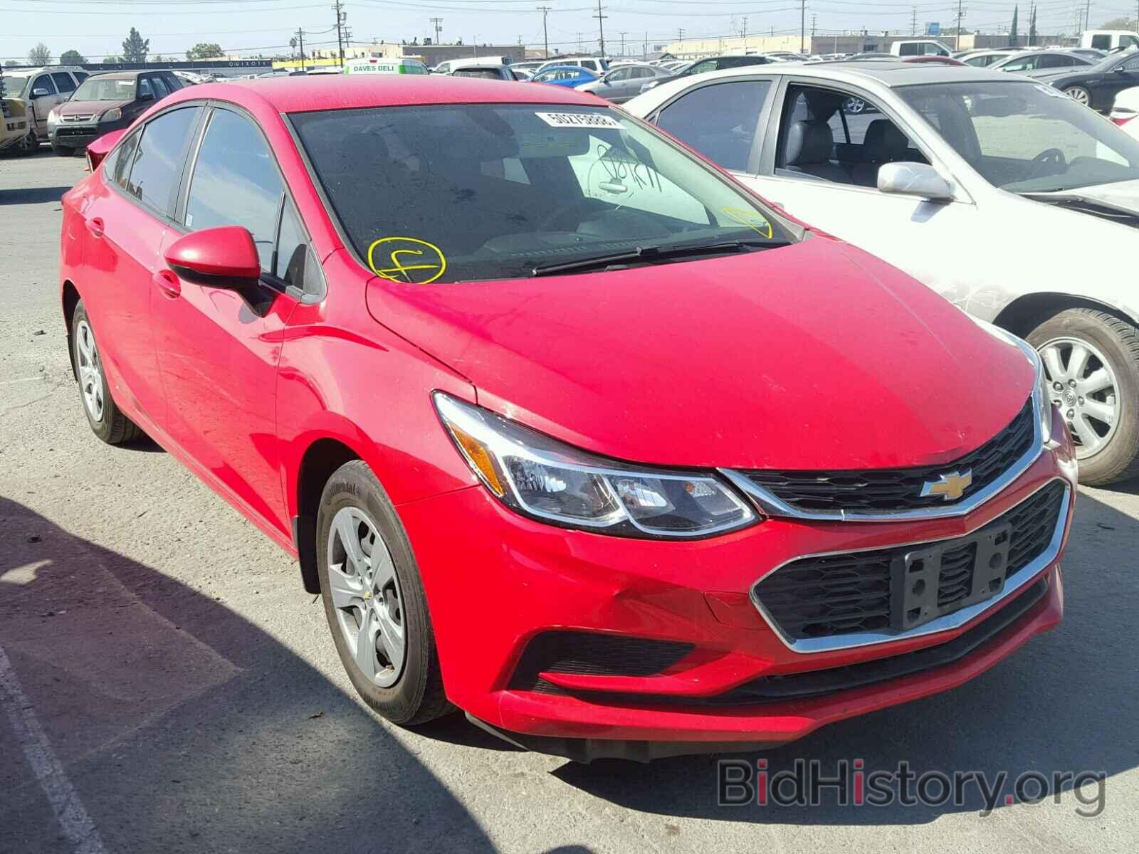 Photo 1G1BC5SM7H7123352 - CHEVROLET CRUZE 2017