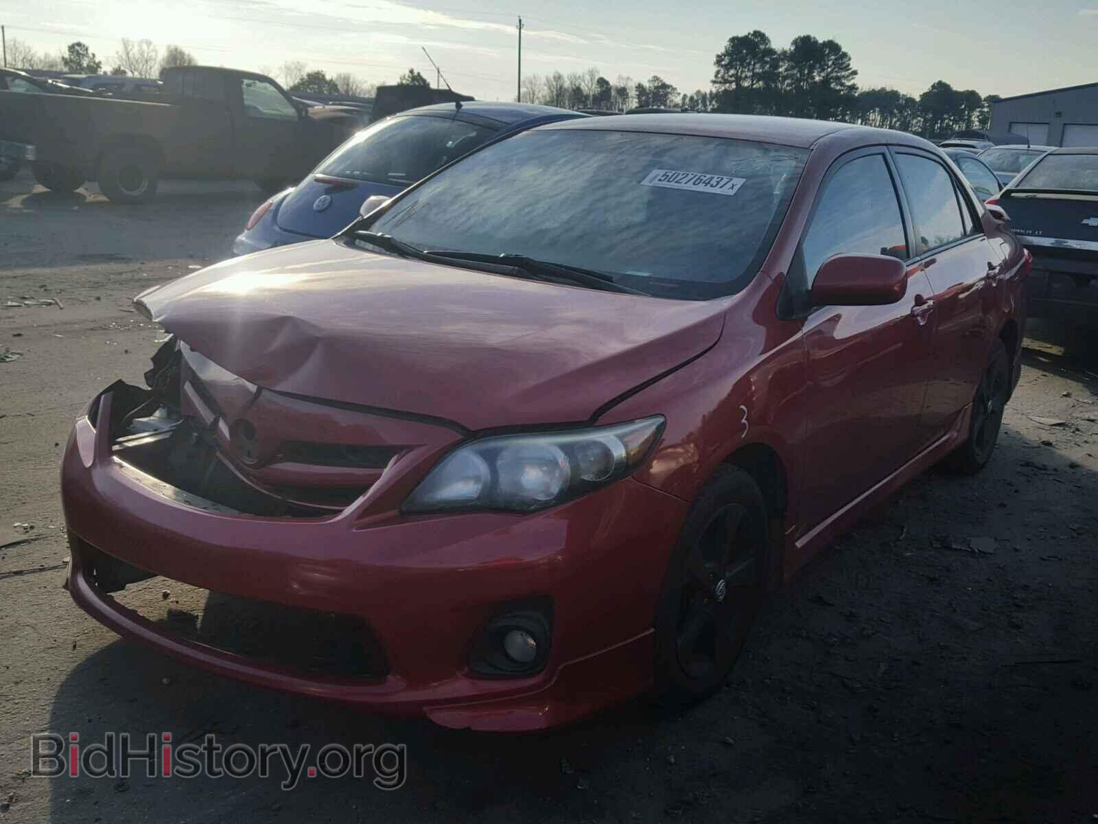 2011 TOYOTA COROLLA BA - VIN: 2T1BU4EE0BC588404 - Фото 2
