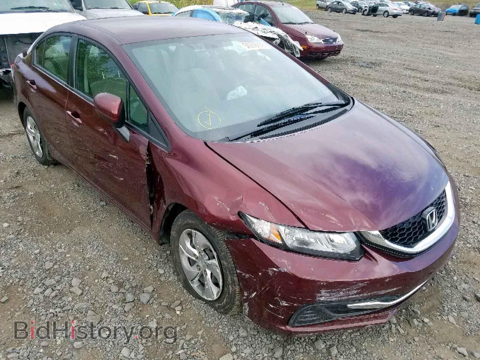 Фотография 19XFB2F52EE204493 - HONDA CIVIC LX 2014