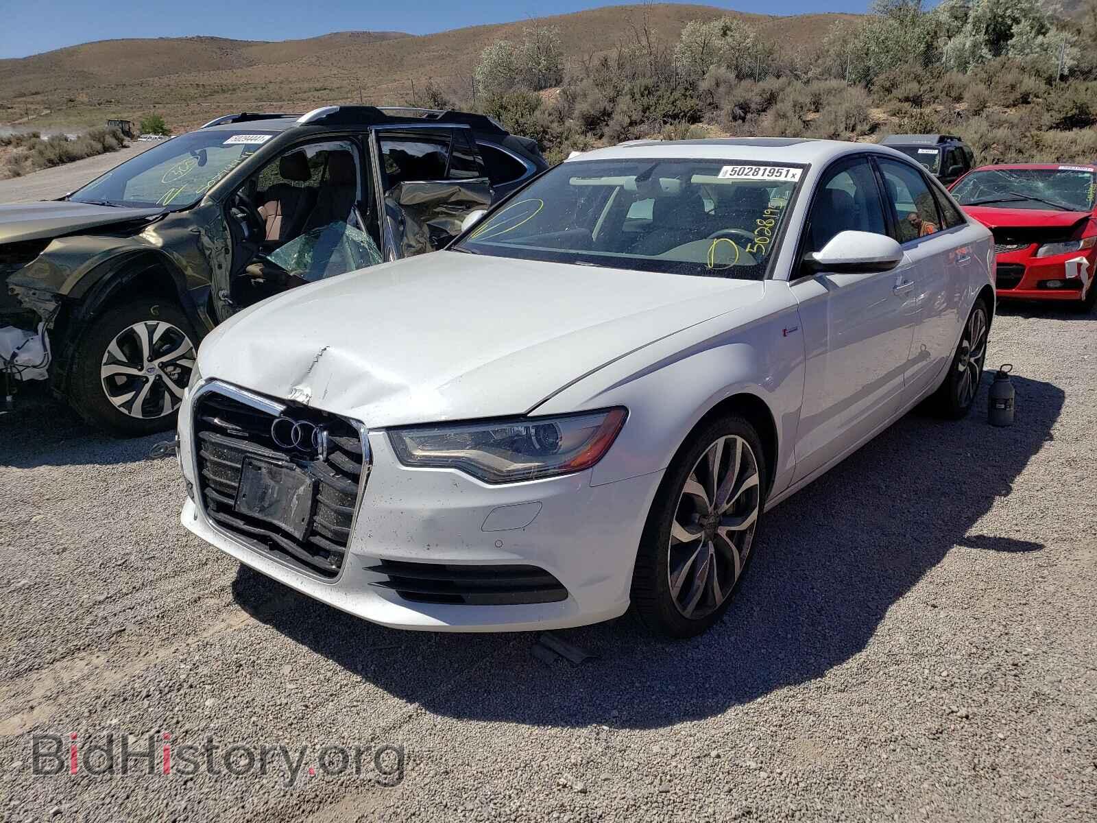 2013 AUDI A6 - VIN: WAUGGAFC7DN120871 - Фото 2