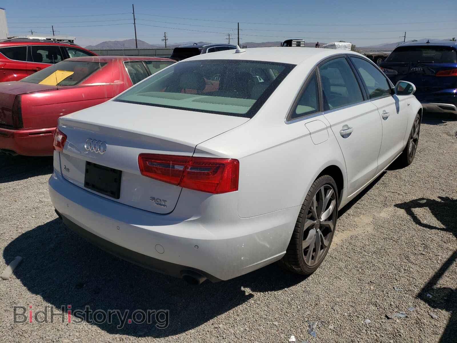 2013 AUDI A6 - VIN: WAUGGAFC7DN120871 - Фото 4