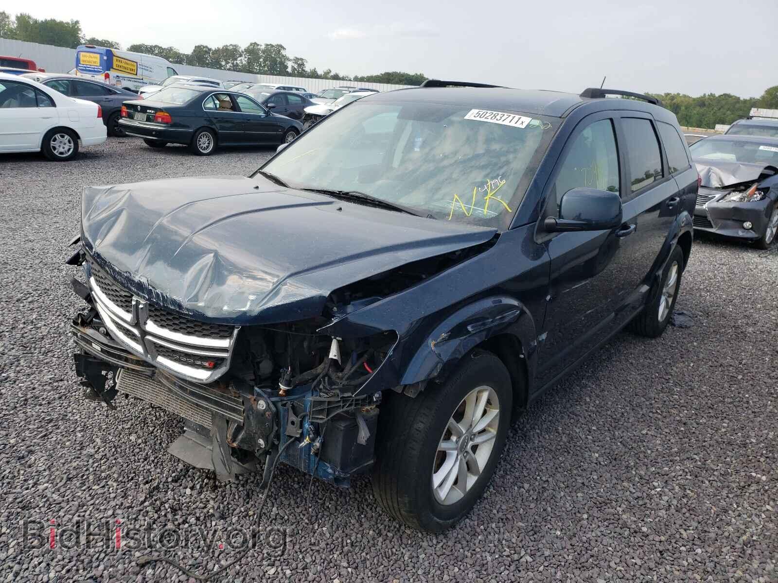 2013 DODGE JOURNEY - VIN: 3C4PDCBB1DT668630 - Фото 2