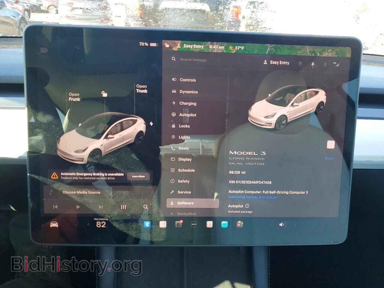 2021 TESLA MODEL 3 - VIN: 5YJ3E1EB4MF047408 - Фото 9