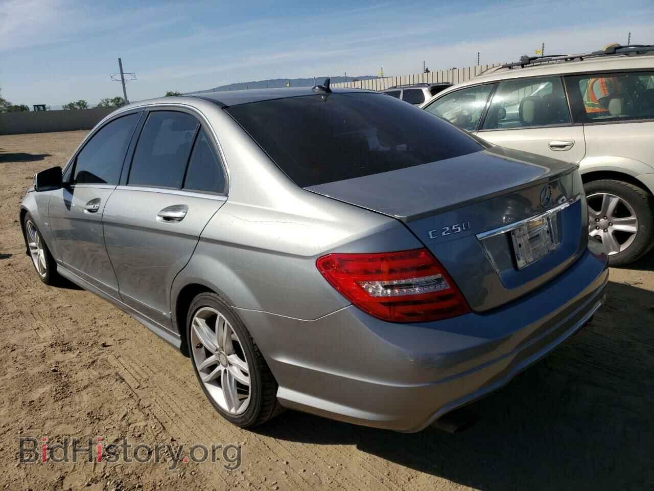 2012 MERCEDES-BENZ C-CLASS - VIN: WDDGF4HB3CA652321 - Фото 2