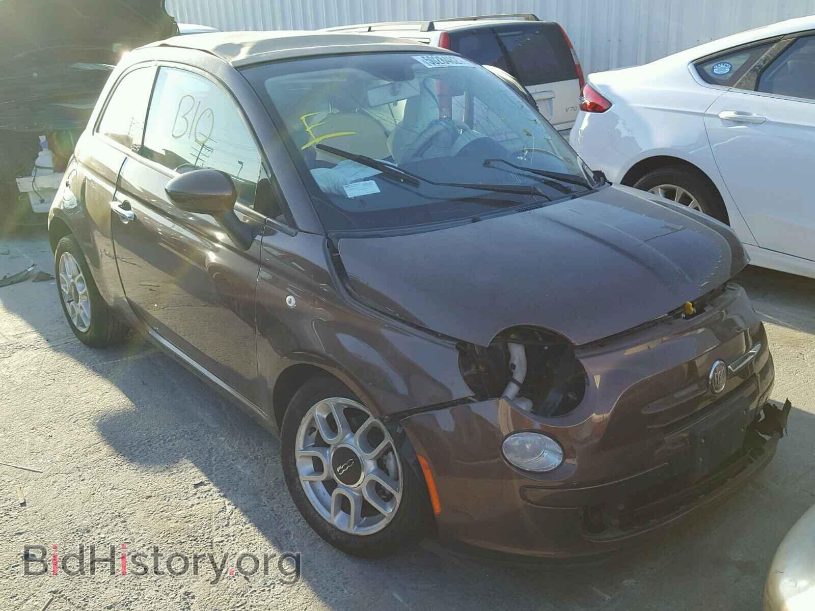 Фотография 3C3CFFDR8CT296128 - FIAT 500 2012