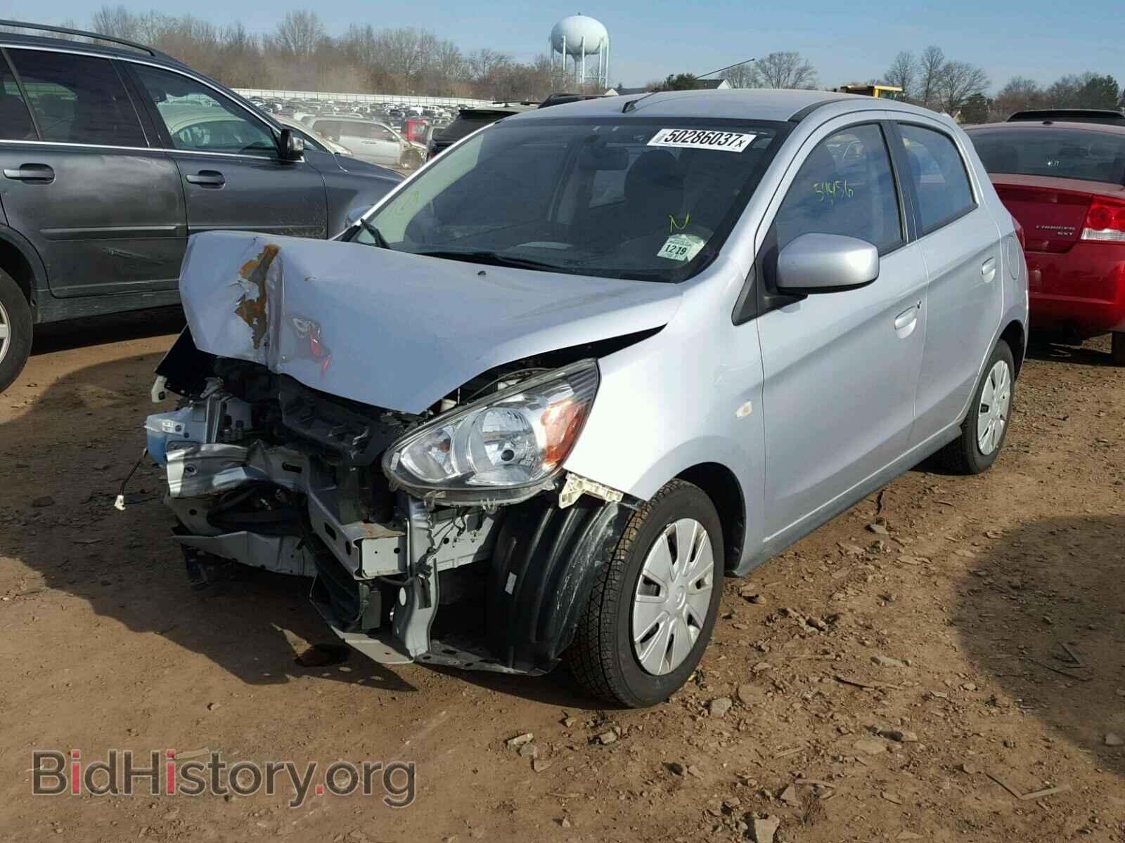 2014 MITSUBISHI MIRAGE - VIN: ML32A3HJ1EH006454 - Фото 2