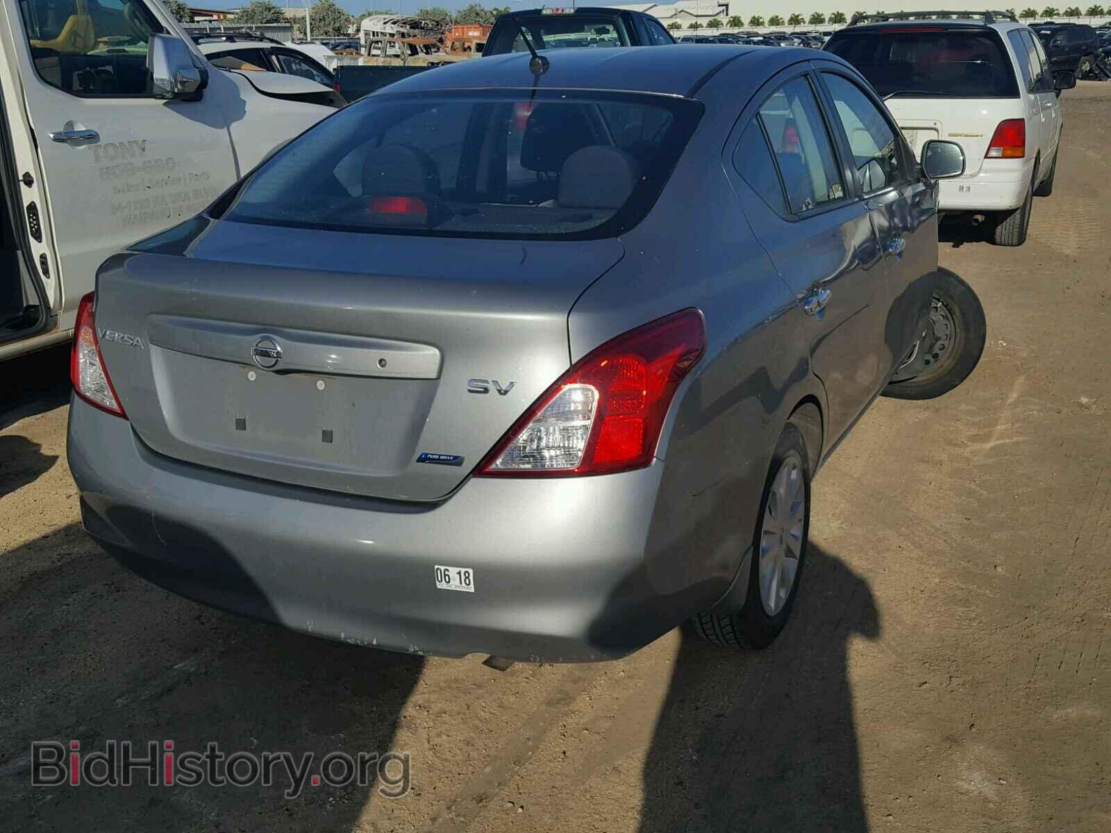 2012 NISSAN VERSA - VIN: 3N1CN7AP1CL908020 - Фото 4