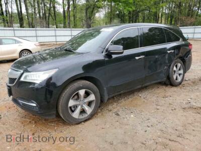 2014 Acura MDX, черный — VIN 5FRYD4H27EB009192, Copart