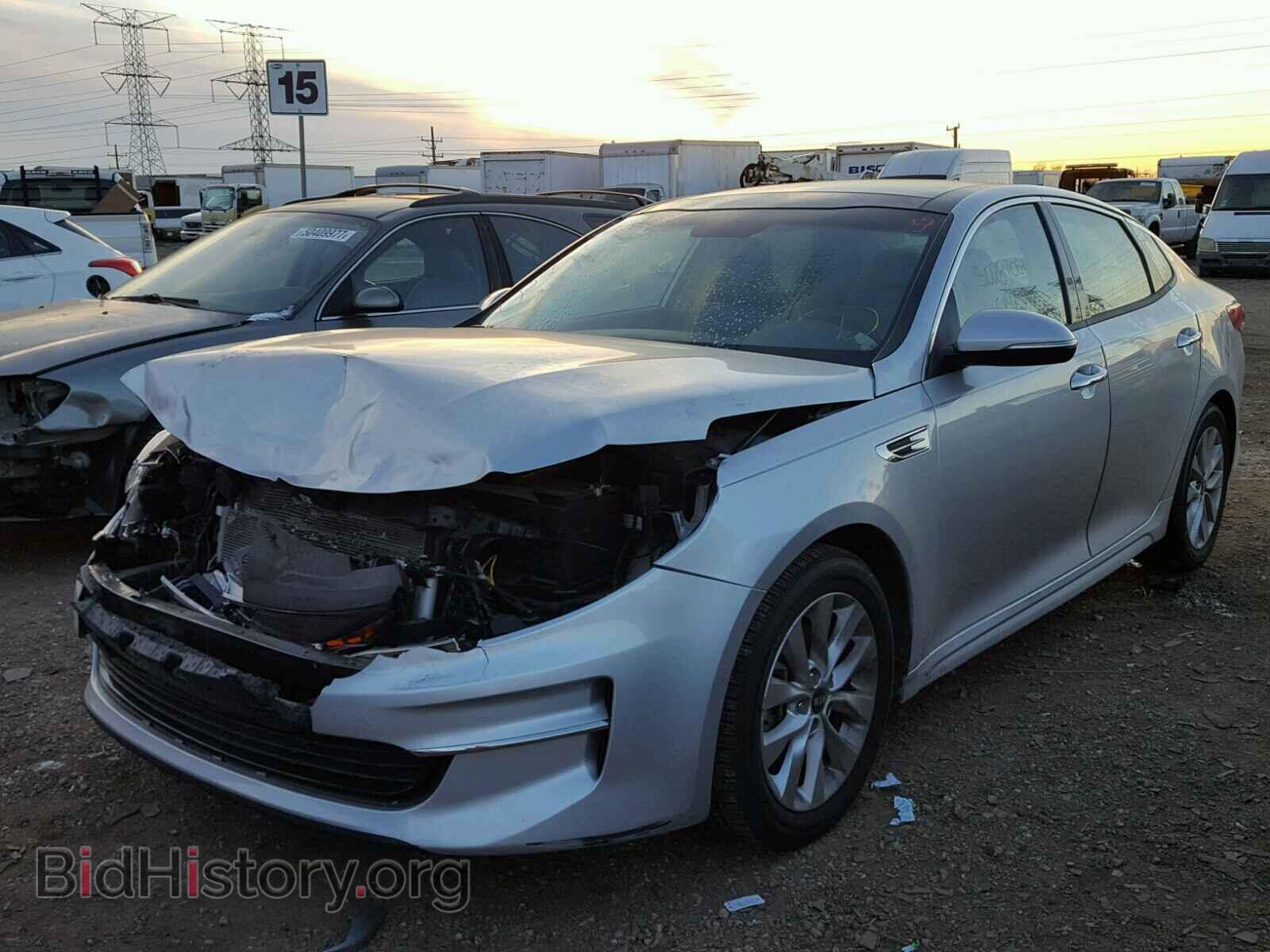 2016 KIA OPTIMA - VIN: 5XXGU4L37GG054081 - Фото 2